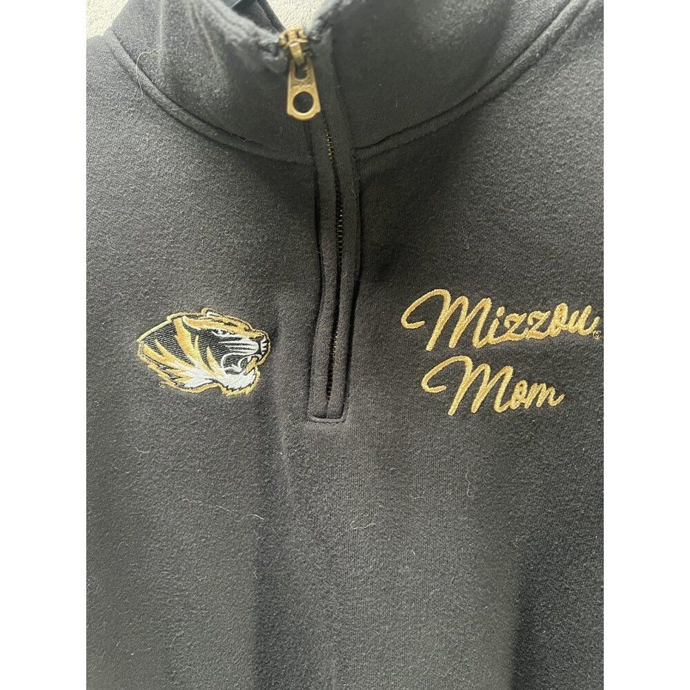 Mizzou Mom Women’s Xxl Jansport 1/4 Zip Pullover Sweater Missouri Tigers View 3